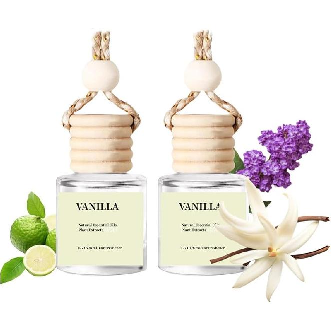 2Pack Lavender Scented Automotive Air Freshener Set, Car Accessories Decoration Hanging Scented Car Diffuser For Men Women Best Gifts ваниль