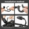 ROCKBROS Bicycle Rear View Mirror HD Motorcycle Scooter MTB Handlebar Rearview Mirror 360° Adjustable Cycling Bike Accessories