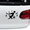 Funny Fuel Gauge Auto Car Body Stickers Reflective Waterproof Decals Decoration