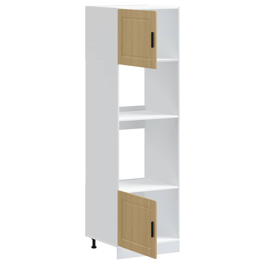 Oven Cabinets 2 Pcs Porto Series Sonoma Oak Wood Based Material