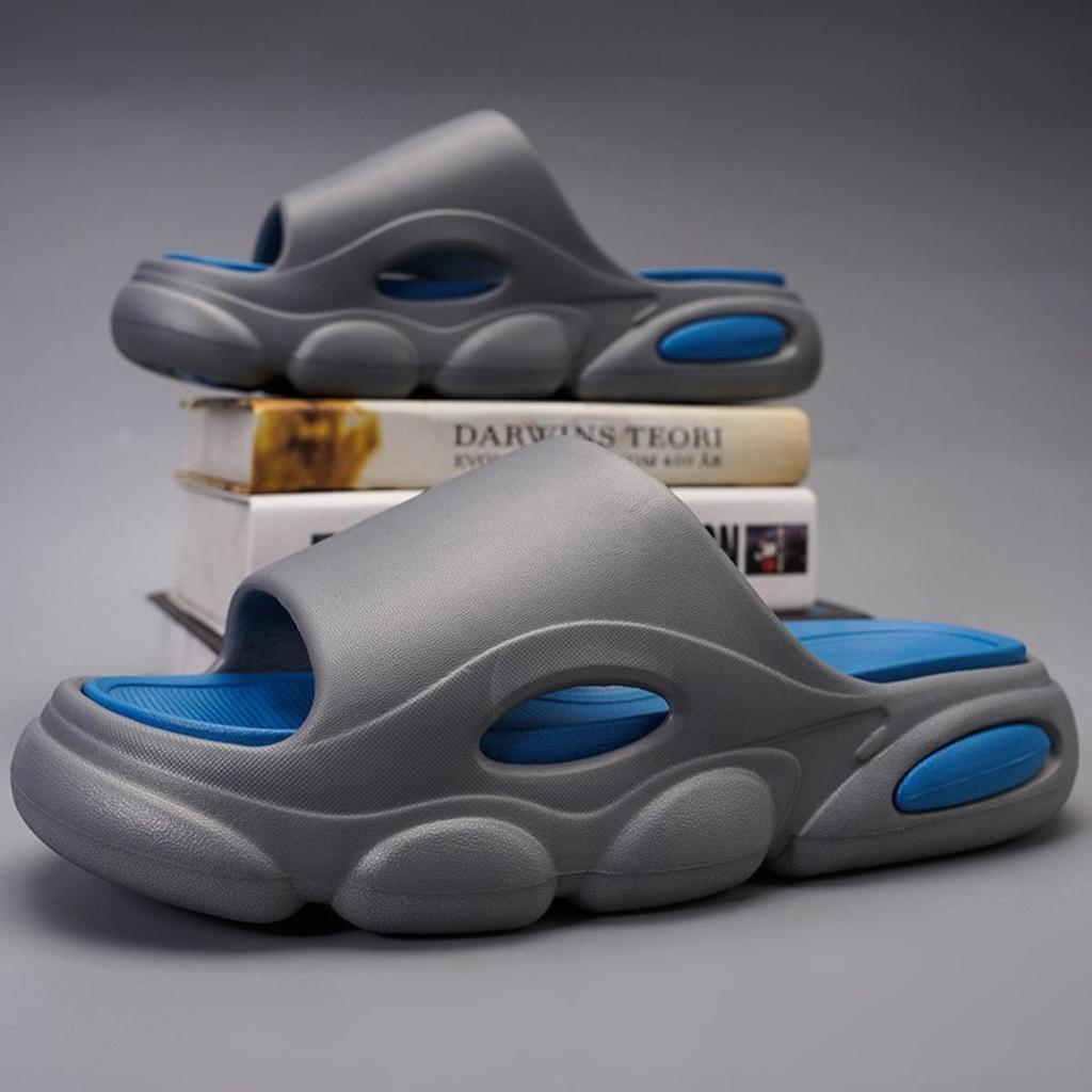 Thick Soled, Men's Slippers, Summer, Height Increasing, Wear-resistant, Non Slip, Home Slippers, Sandals, Sandals