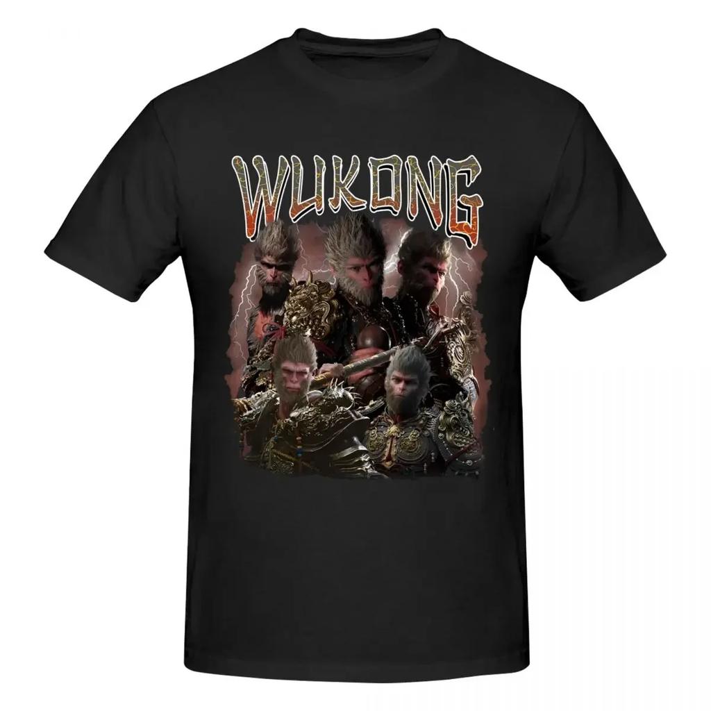 Grafická trička Black Myth Wukong Monkey King pro muže Horká trička online hry Doplňky Mytologické herní tričko Potištěné topy
