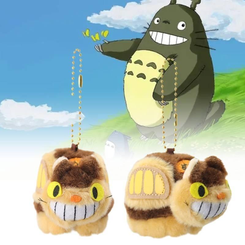 Miyazaki Totoro Plush Keychain Super Soft Japanese Anime Backpack Accessory