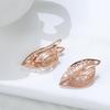 Vintage Geometric Texture Large Dangle Earrings for Women Fashion Golden Party Daily Jewelry