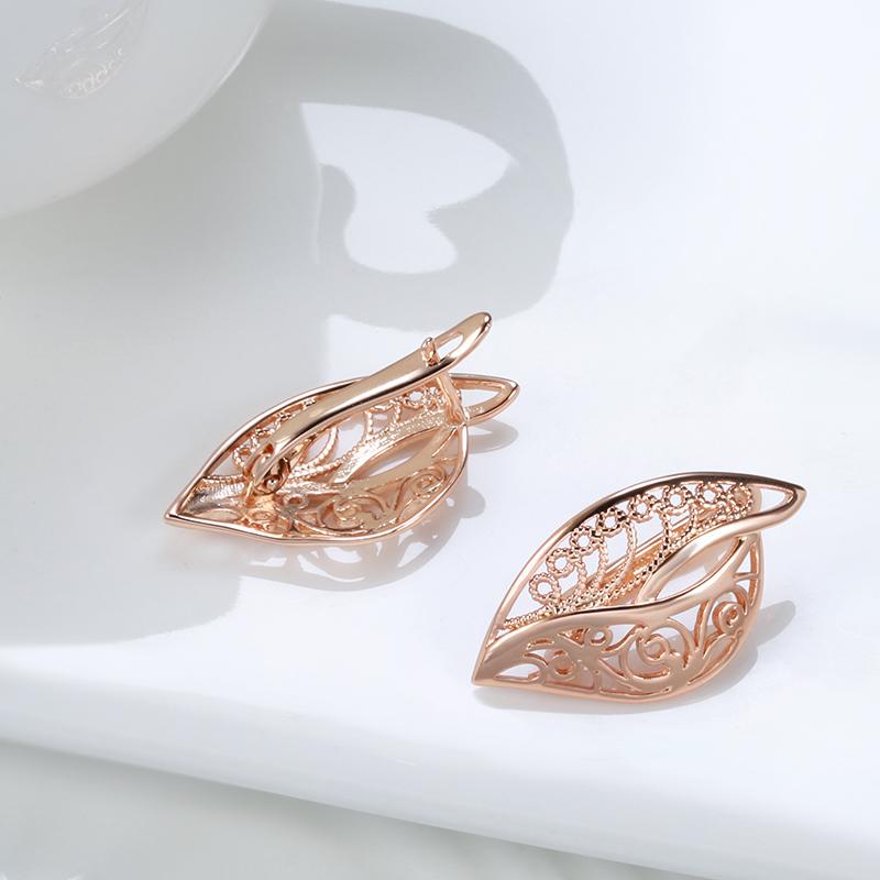 Vintage Geometric Texture Large Dangle Earrings for Women Fashion Golden Party Daily Jewelry