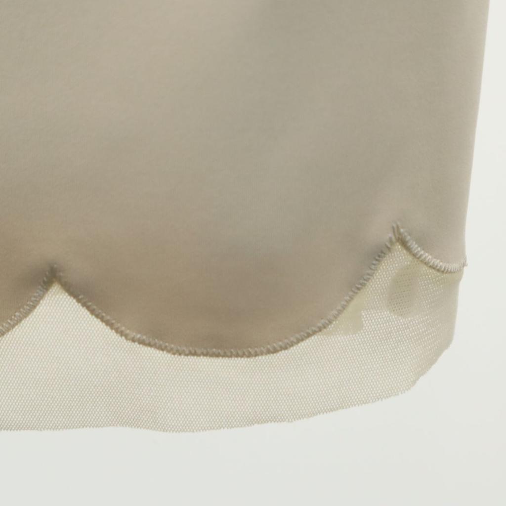 FOXEY NEW YORK Made In Japan 7 Minutes Sleeve Cut 38 Beige Women Used