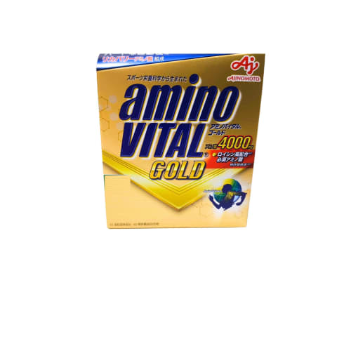 Ajinomoto Amino Vital Gold Grapefruit Flavor Powder (6 Bottles) - 4000mg Amino Acids, BCAA, EAA, Conditioning, Includes Original Pocket Tissues