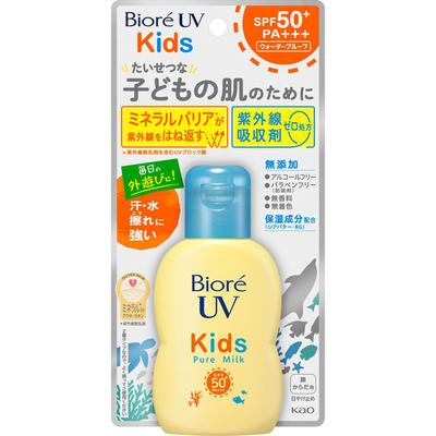 Biore UV (more) Biore UV Kids Pure Milk 70mL Sun Care Shake Well with the Cap Closed Until It Clicks Into Place, Then Apply a Small Amount Evenly