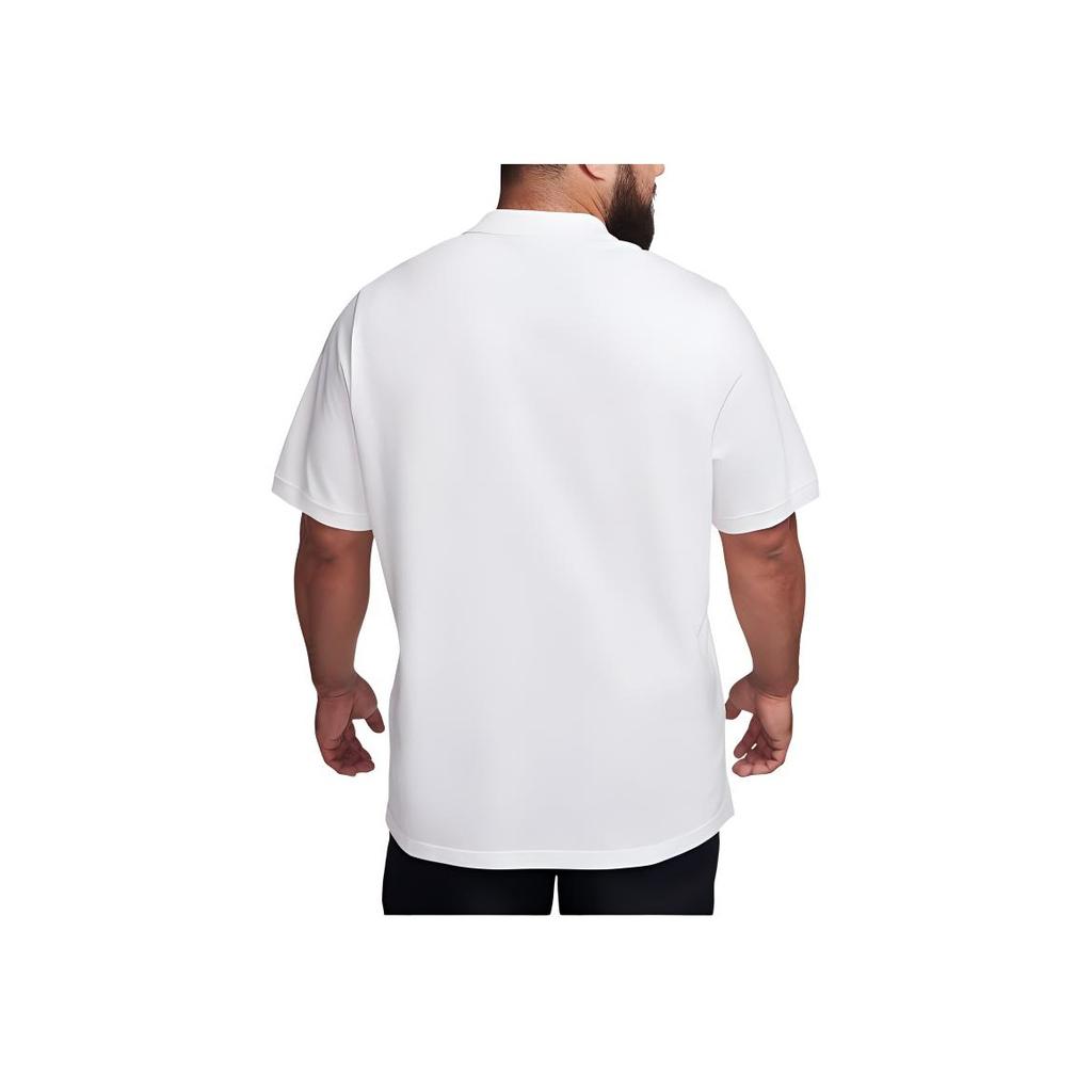 Nike Club Logo Embroidered Comfortable Casual Short Sleeve Polo Shirt Men Polo Shirts White FN3894-100