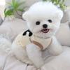 Lace-edged Pet Short Sleeve Cat Pattern Cat Hoodie Dog Sleeveless Vest Dogs Pullover  Daily Use