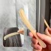 Natural Sheep Horn Comb Anti-Static Fine Tooth Hair Styling Detangling Comb With Handle For Men Women Head Scalp Health Care