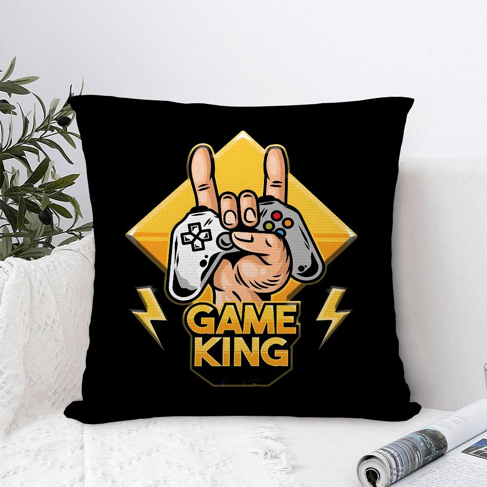 Gamer Forever Pillow Case Plush Fabric Soft  Pillowcase Double Sided Print Cushion Cover Household Gifts