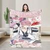 Cozy Tamon-kun Ima Blanket Accessories Room Decorative Throws And Blankets Lightweight Thin Flannel for Office