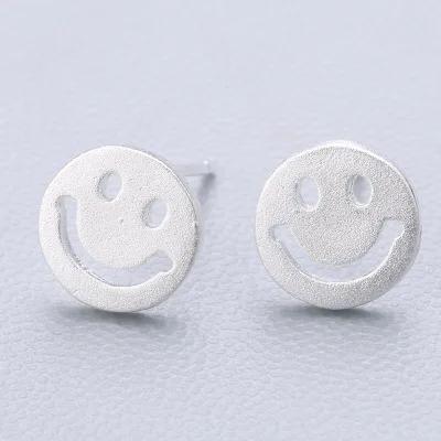 100% 925 Massiv Echtsilber Piercing Herz Krone Liebe Biene Ohrstecker Für Frauen Mädchen Brincos pendientes Brincos