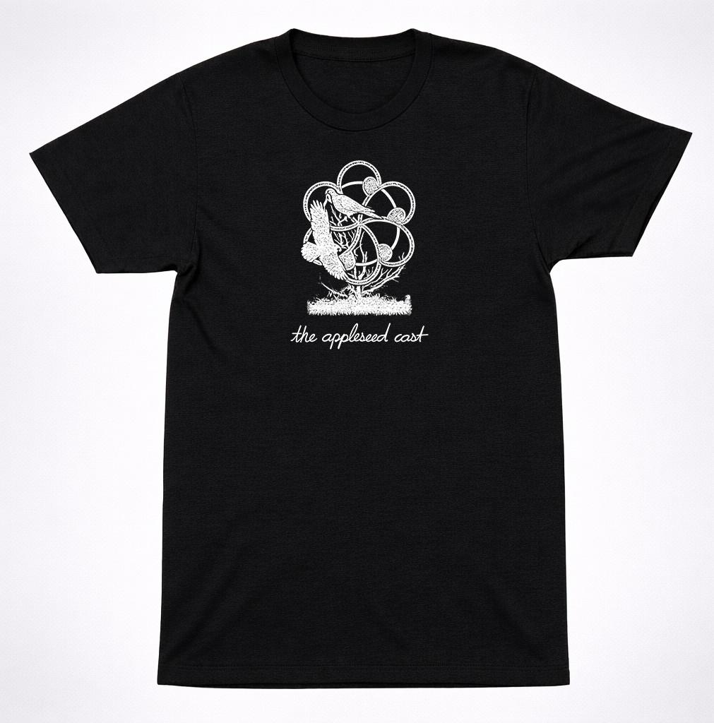The Appleseed Cast Bird Orbit T-Shirt Emo Indie Rock Post-Rock Band Tee S разноцветный