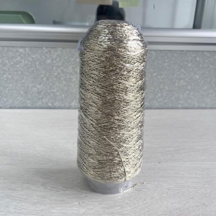 200g/Roll Metallic Crochet Thread for Making Handbag, Purse, Clothing Embellishments, Knitting Thread Yarn
