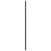 Wall Mirror Black 40x80 cm Curved Iron