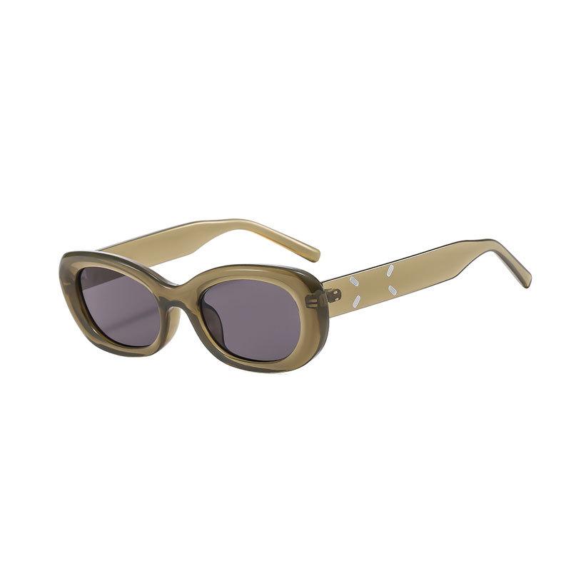 Oval Frame Fashionable Sunglasses Uv Protection Driving And Events Party