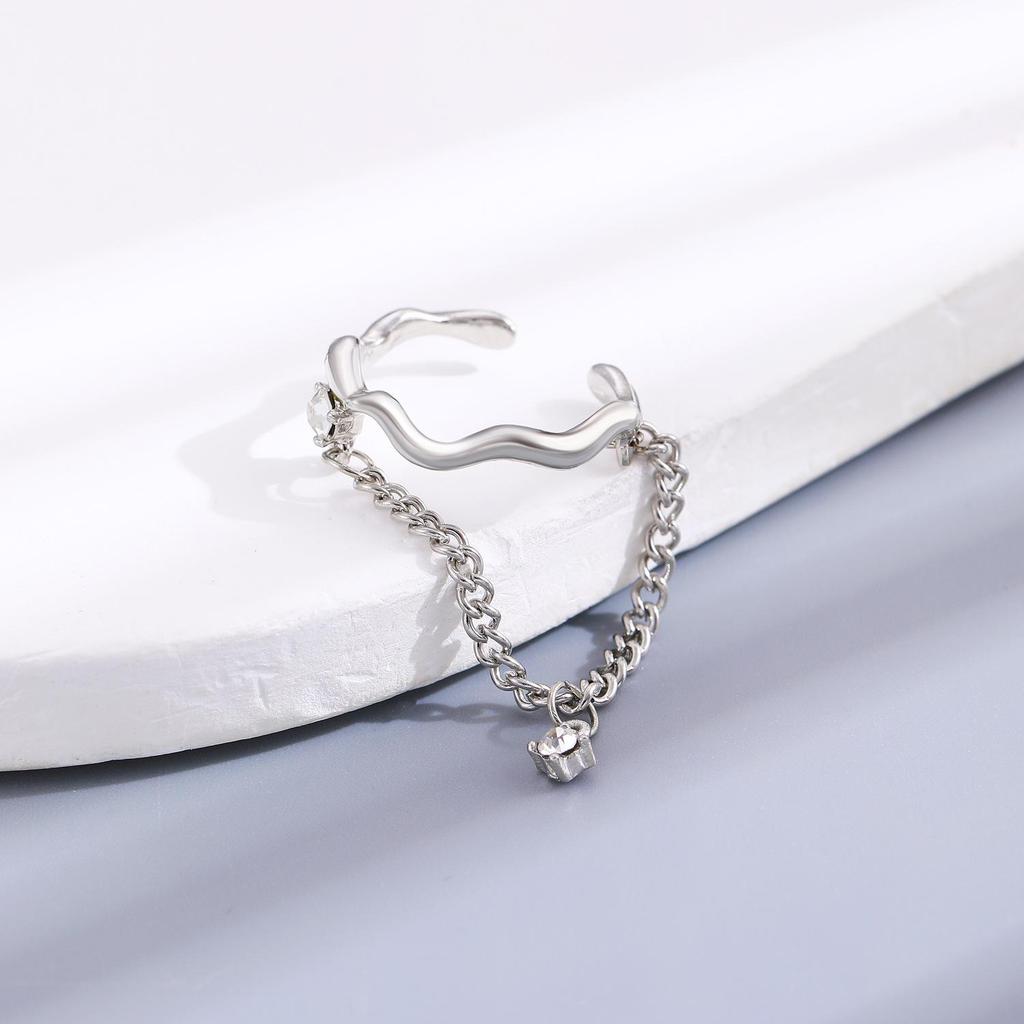 High-End Cross-Border Fashion Bow Ring for Women - European & American Style Open Index Finger Accessory