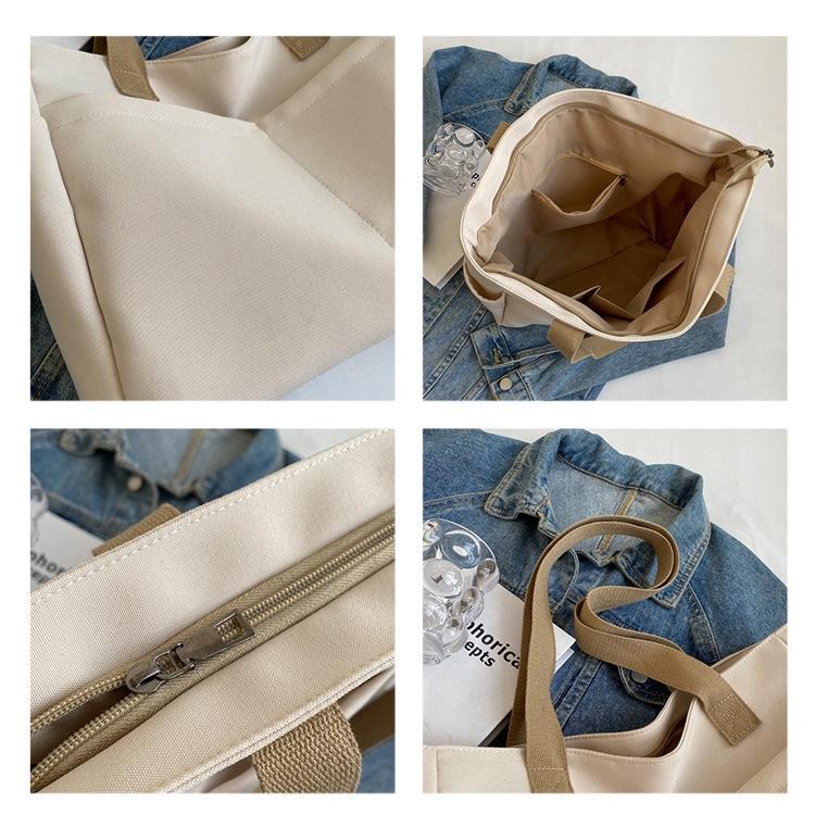 IELGY Women's Large Capacity Oxford Cloth Shoulder Bag, Durable and Sturdy Tote Bag for Business Travel, Lightweight Handbag