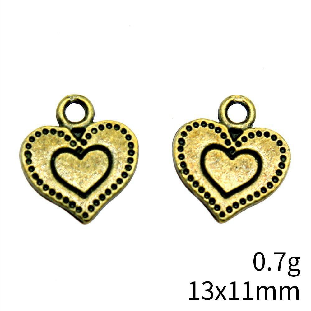 Back To School Charms Bulk Peach Heart Love Charms Pendant Women's Clothing Pendant