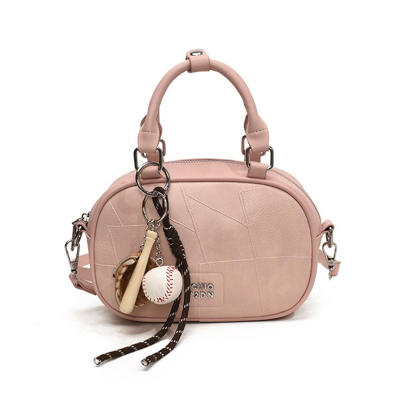 

Fashion Handbag Women s New Commuter Shoulder Messenger Bag no pendant розовый