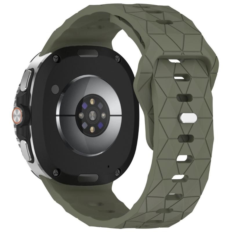 Adjustable Soccer Texture Watch Band For 8 Lightweight Breathable Silicone Gym Office Daily Use