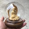1 Stück Massivholz Buddha Statue Ornamente Feng Shui Ornamente Holzschnitzerei Handwerk Wohnzimmer Heimdekoration Skulptur Statue