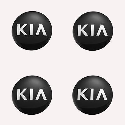 4Pcs 56mm Car Styling Wheel Center Hub Cap Stickers Accessories For KIA GT-Line Rio 4 Ev3 ev6 Niro Stonic Sportage Ceed Picanto