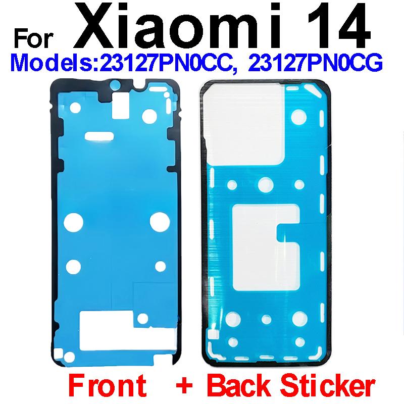 For Xiaomi Mi 14 Pro Ultra Back Battery Housing Cover Adhesive Rear Battery Cover Sticker Replacement Spare Parts