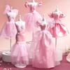 DIY Puppenkleidungs-Set Rock Puppenkleid Material Prinzessin Spielzeug Outfit-Set DIY Spielzeug