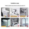 4-Min Stainless Steel Braided Dual Inlet/Outlet Hose for Hot/Cold Water Faucet, Heater, Angle Valve & Toilet.