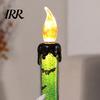 Flameless Flickering Candle Lamps Halloween LED Ghost Light, Spooky Hand Lamp Secret Room Scary Decor Tabletop Decor, Horror Light for Party