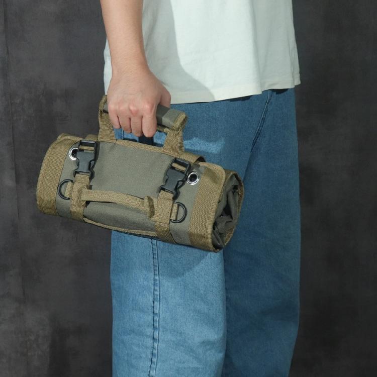 Tool Roll Bag Tool Roll Up Pouch Bag Tools Tote Bag Pockets Tool Pouch Sling