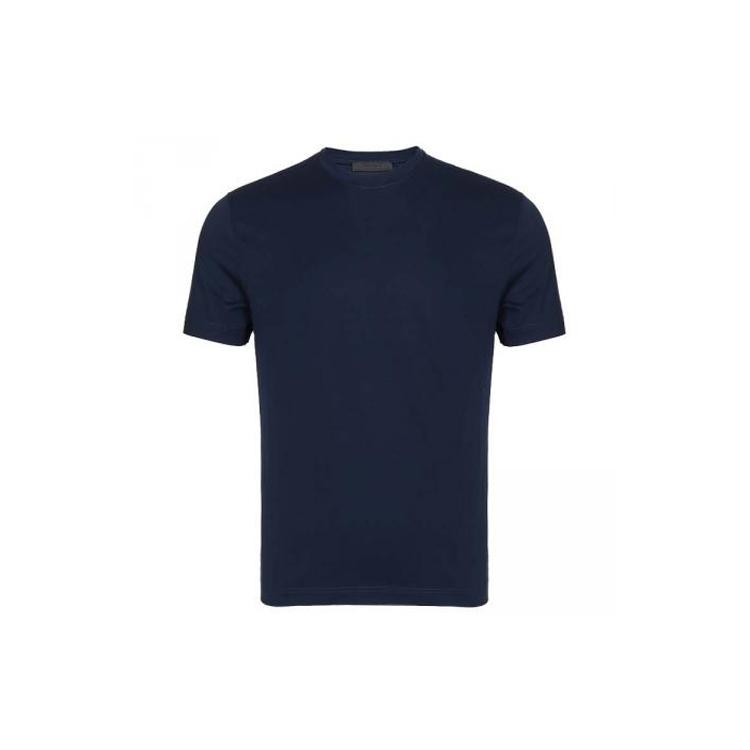 PRADA T Shirt Men's Marine Blue UJM564-710-F0124-S-092