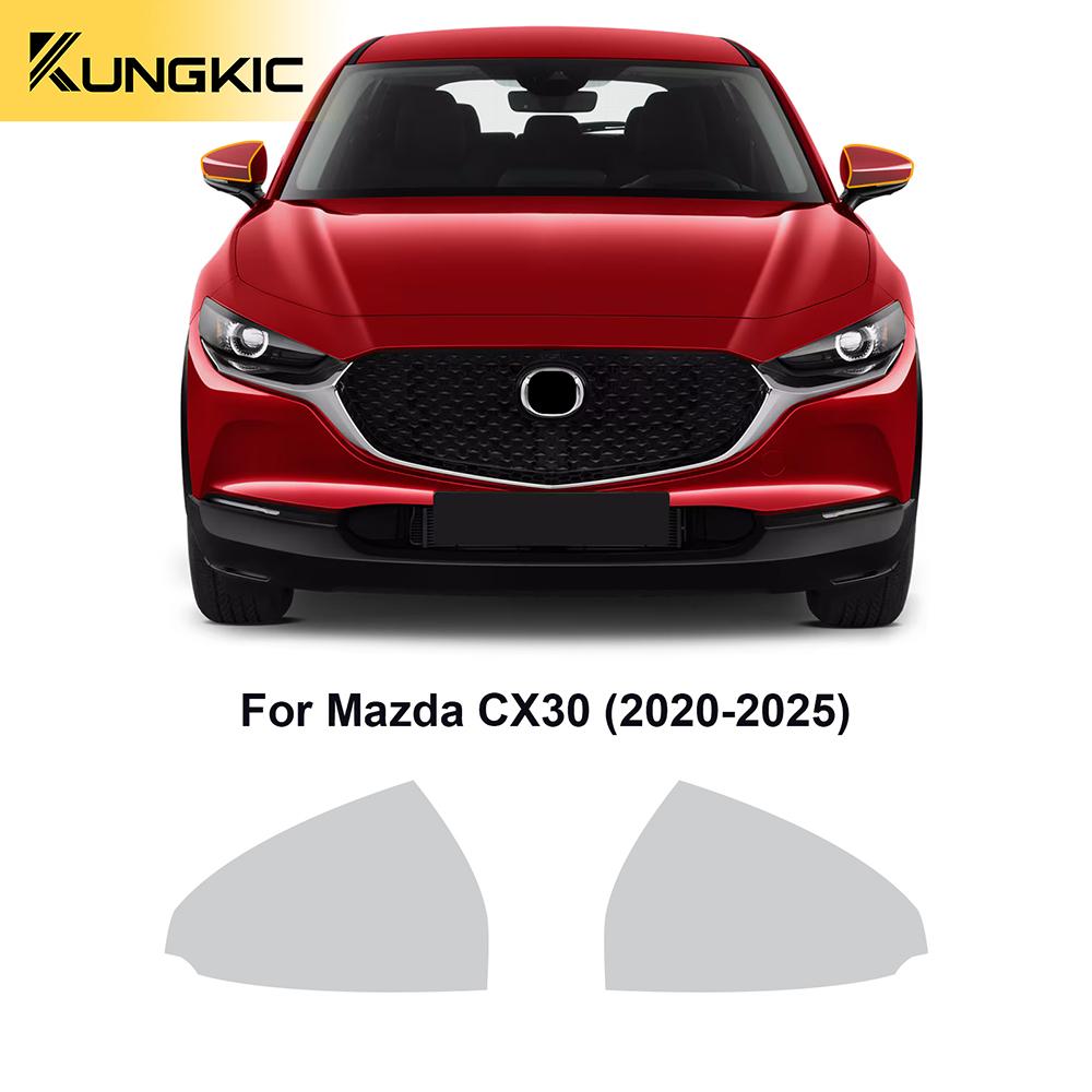 

Для Mazda CX30 CX-30 2020-2025 Плівка для фар Плівка для захисту заднього виду, стовпів B, C TPU Попередньо вирізана Захист від подряпин Ремонтна Прозора for CX30