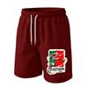 Men's Soccer Print Athletic Shorts for Casual Wear