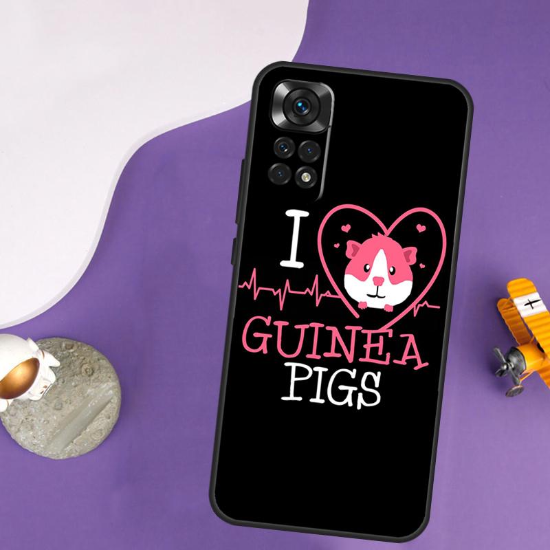 Funny Guinea Pig Case For Xiaomi Redmi Note 14 13 Pro 12 9 10 11 Pro 10S 11S 12S Redmi 14C 13C 10C 12C Cover