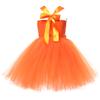 Girls Halloween Cosplay Costume Carnival Fancy Girl Performance Pumpkin Party Dress