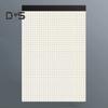 Bloc de hârtie cu grilă 80 de coli Caiet cu grilă de tip Quadrille, dimensiuni A5/B5/A4 Caiet cu grilă pentru schițe, luare de note, geometrie de inginerie