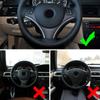 Car Steering Wheel Panel Trim for BMW 1 3 Series E87 E82 E84 E90 E92 E93 2006-2012 Decoration Cover  Mould Sticker Accessories