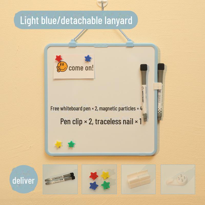 Funi Colorful Children's Magnetic Whiteboard with Detachable Lanyard - Erasable Writing and Drawing Board