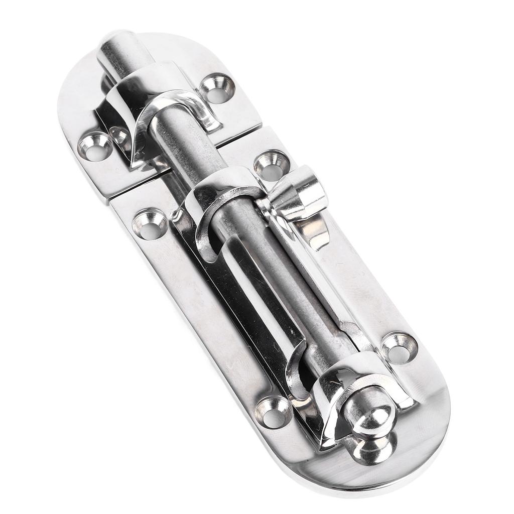 Door Bolt Inside Latch Slide Lock Round Stainless Steel 316 Window Hardware for Small Cabinet