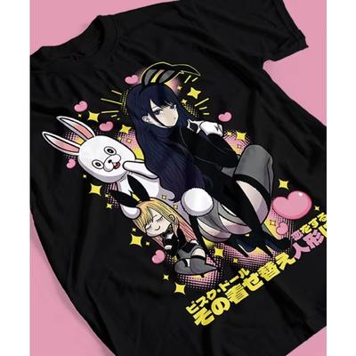 New Years Hot Selling Tshirt for Anime Bunny Girl Senpai Love Round Neck Short Sleeved Tshirt