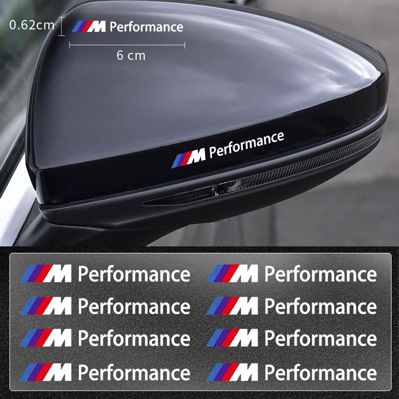 M LOGO Emblem Car Interior Random Stickers Car Steering Wheel Styling For BMW X7 X3 X4 X5 X6 3 4 5 6 7 Series Z4 M M3 M5 M6 E38 E39 E46 E53 E60 E61