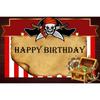 Pirate Treasure World Map Backdrop – Sailing Theme For Boy'S Kids Birthday Party, Photography Studio Decor Banner-Tapestry