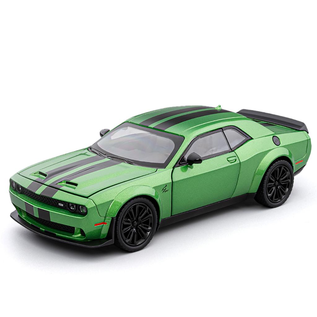 1/22 Scale Dodge Challenger Redeye Hellcat Super Muscle Sports CarAlloy Metal Diecast Car Model Birthday Gift Collection Decoration