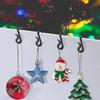Mini Gutter Hooks, 6 Mm S-shaped Plastic Light Hooks Weatherproof Outdoor Lighting Accessories For Christmas Festival Party Birthday Anniversary (blac