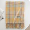 Winter New Student Warm Scarf Korean Versatile Senior Sense Couple Student Versatile Striped Shawl Scarf