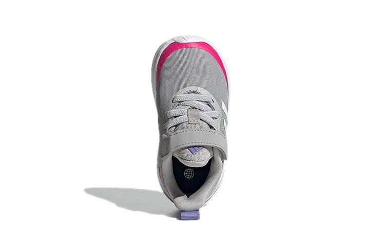 adidas Fortarun Elastic Lace Top Strap Abrasion Resistant Low Top Toddler Shoes Gray Infant And Toddler H04131
